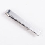 Mens Stainless Steel Tone Simple Necktie Tie Bar Clasp Clip Clamp Pin gifts for men