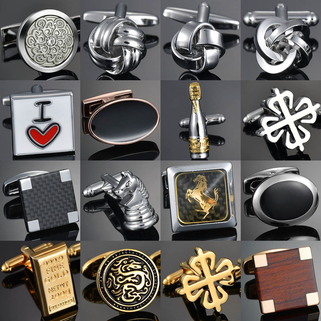 New Arrive Shirt Cufflinks Festival Christmas Cuff Links