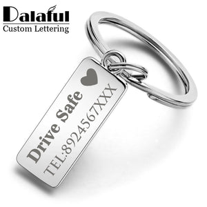 Custom Engraved Keychain For Car Logo