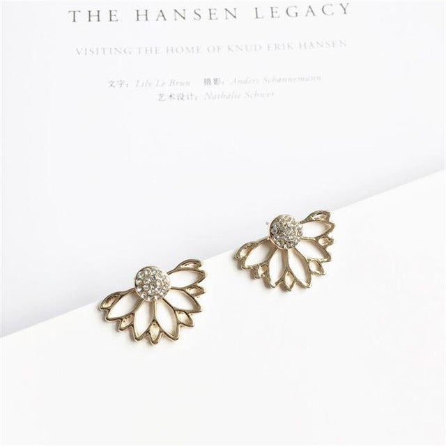 2020 New Crystal Flower Drop Earrings for Women