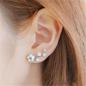 2020 New Crystal Flower Drop Earrings for Women