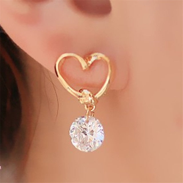 2020 New Crystal Flower Drop Earrings for Women