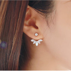 2020 New Crystal Flower Drop Earrings for Women