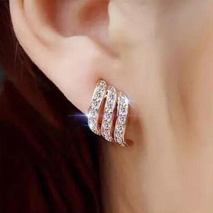 2020 New Crystal Flower Drop Earrings for Women