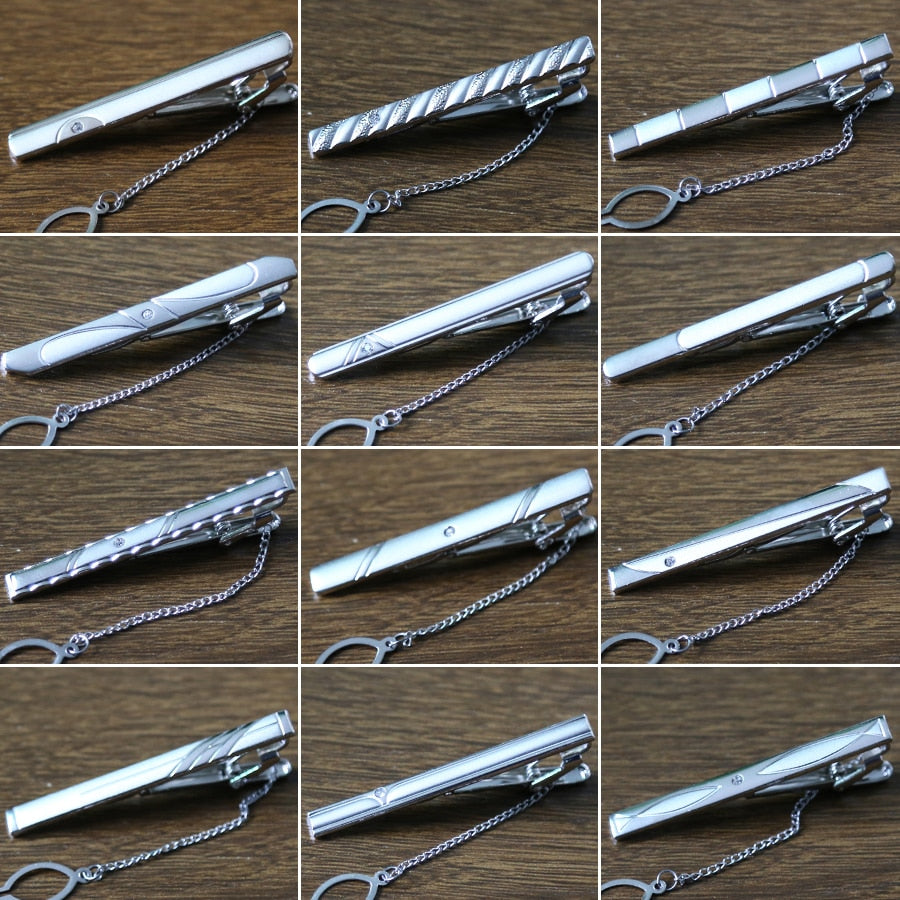 New Tie Clip Fashion Style Necktie Men