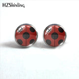 2020 New Arrival Ladybug Insect Stainless Steel Plated Earrings