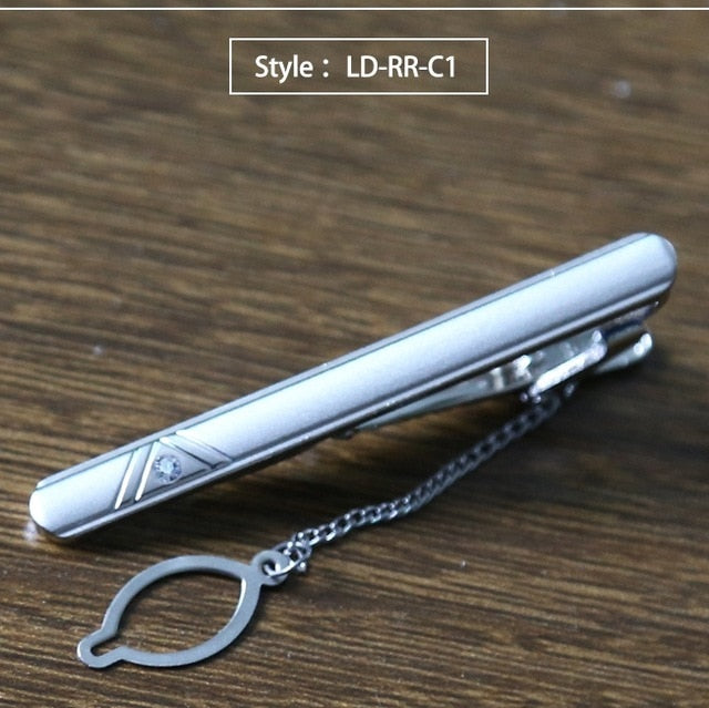 New Tie Clip Fashion Style Necktie Men