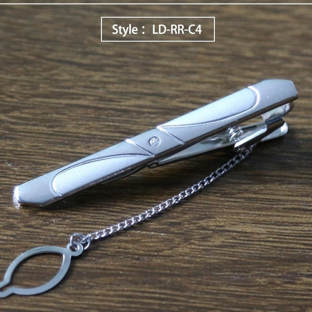 New Tie Clip Fashion Style Necktie Men