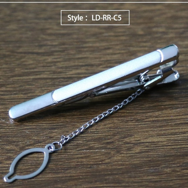 New Tie Clip Fashion Style Necktie Men