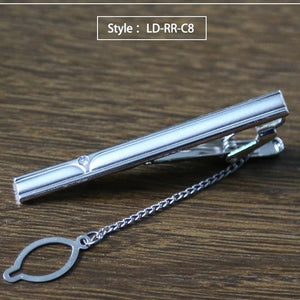 New Tie Clip Fashion Style Necktie Men