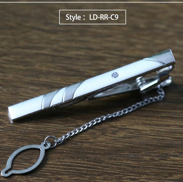 New Tie Clip Fashion Style Necktie Men