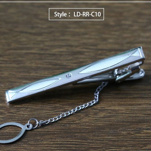 New Tie Clip Fashion Style Necktie Men