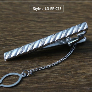 New Tie Clip Fashion Style Necktie Men