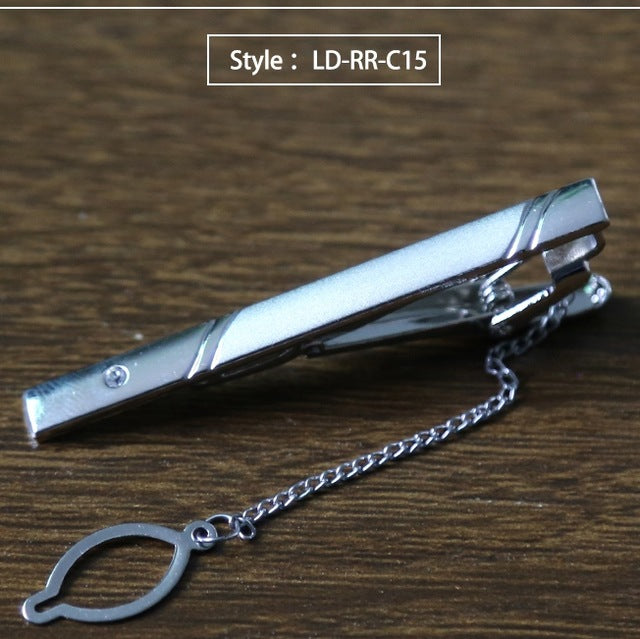 New Tie Clip Fashion Style Necktie Men