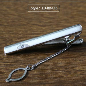 New Tie Clip Fashion Style Necktie Men