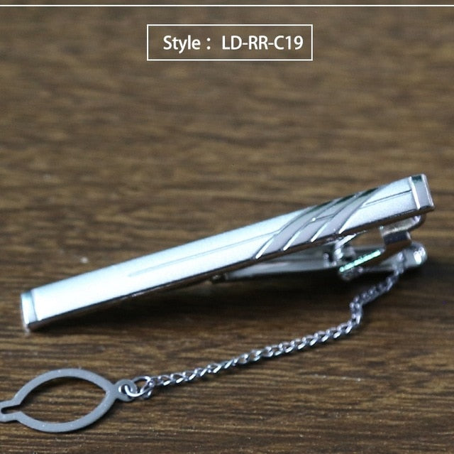 New Tie Clip Fashion Style Necktie Men