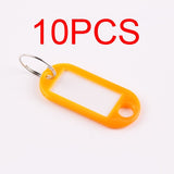 10 PCS Plastic Custom Split Ring