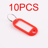 10 PCS Plastic Custom Split Ring