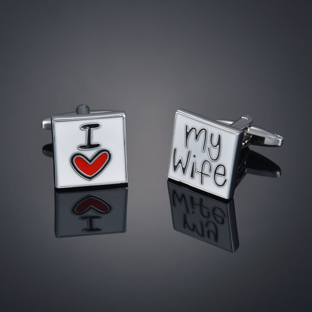 New Arrive Shirt Cufflinks Festival Christmas Cuff Links