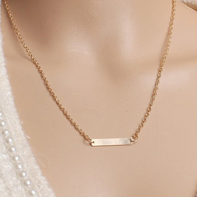 European and American jewelry leaf clavicle chain