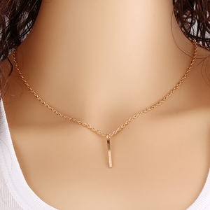 European and American jewelry leaf clavicle chain