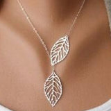 European and American jewelry leaf clavicle chain