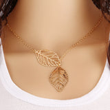 European and American jewelry leaf clavicle chain