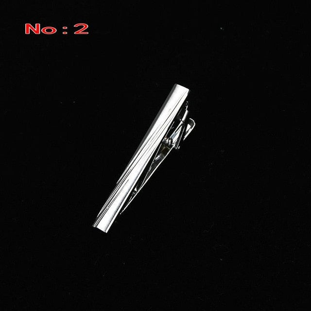 Brand New Metal Silver Tie Clip For Men