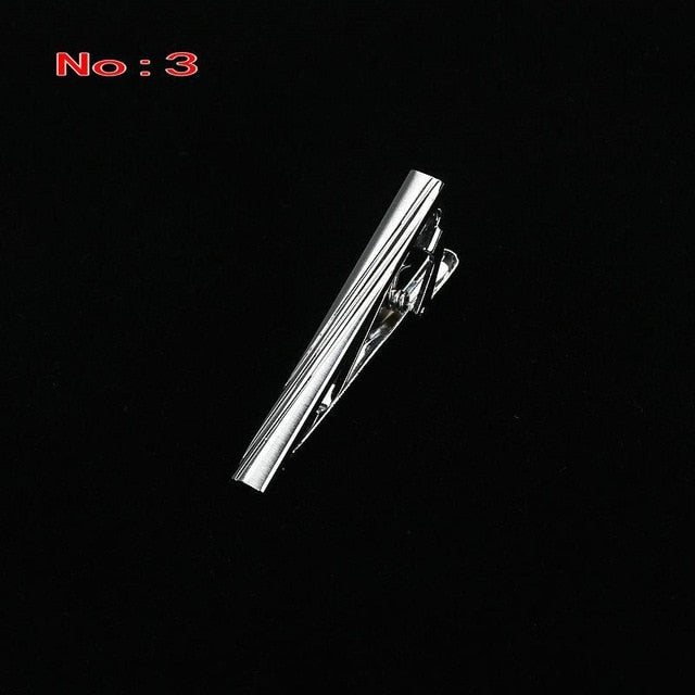 Brand New Metal Silver Tie Clip For Men