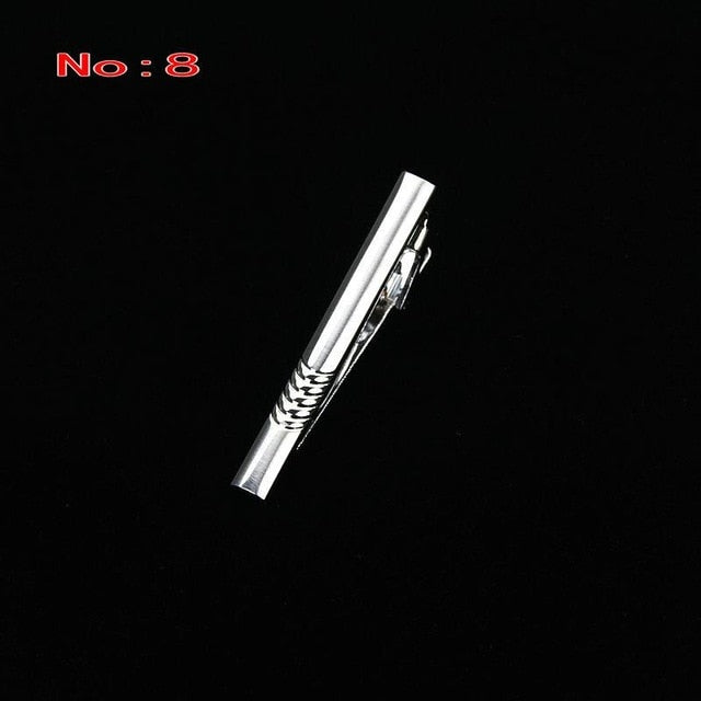 Brand New Metal Silver Tie Clip For Men