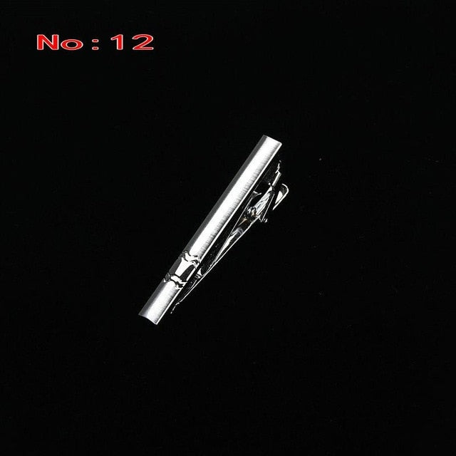 Brand New Metal Silver Tie Clip For Men