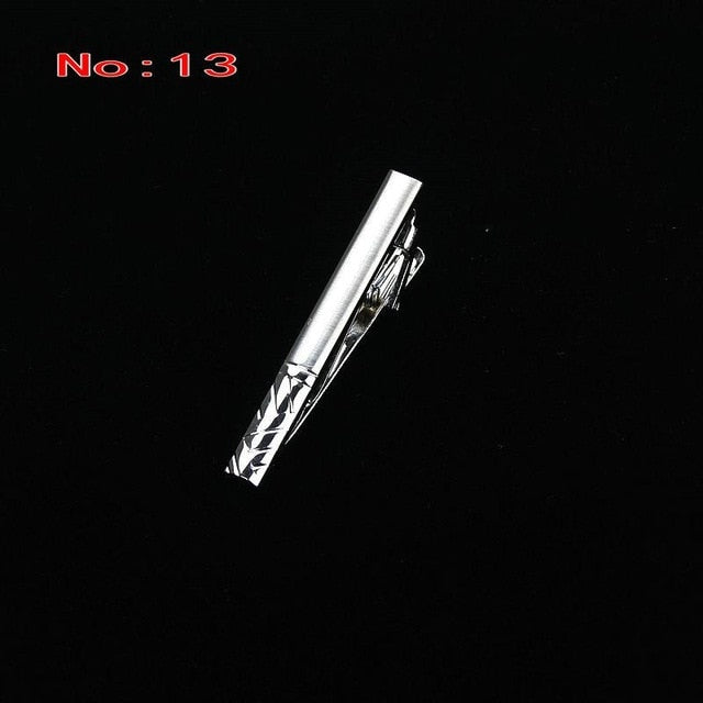 Brand New Metal Silver Tie Clip For Men