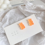 1 Pair Cartoon Gummy Bear Earring For Women