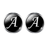 Men's Fashion A-Z Single Alphabet Cufflinks