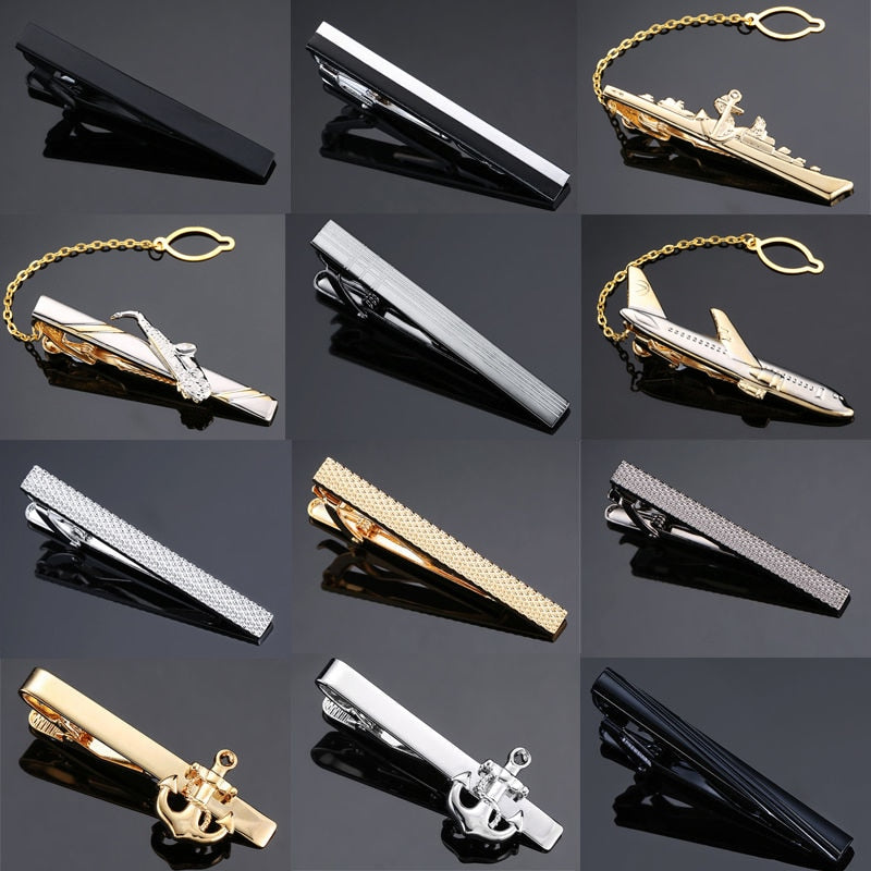 DY New and high quality laser engraving tie clip  fashion style