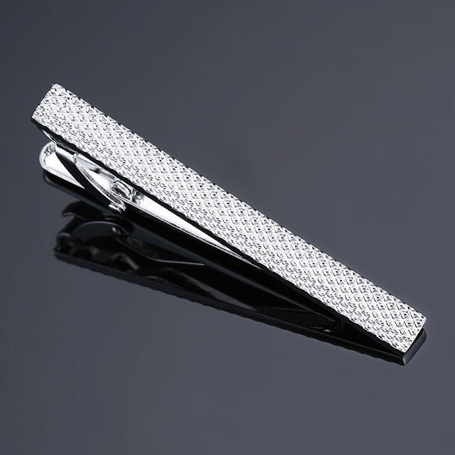 DY New and high quality laser engraving tie clip  fashion style