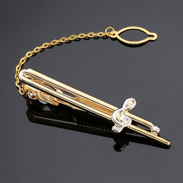 DY New and high quality laser engraving tie clip  fashion style