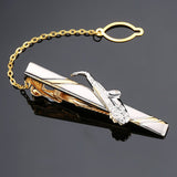 DY New and high quality laser engraving tie clip  fashion style