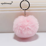 Key Chain Fur ball pom pom Keychain Pompom