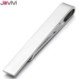 Jovivi Mens Stainless Steel Tie Bar Pinch Clip for Skinny