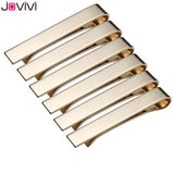 Jovivi Mens Stainless Steel Tie Bar Pinch Clip for Skinny