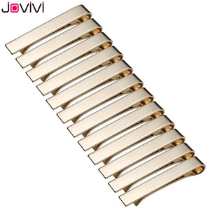 Jovivi Mens Stainless Steel Tie Bar Pinch Clip for Skinny