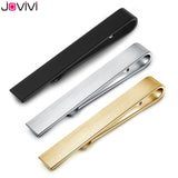 Jovivi Mens Stainless Steel Tie Bar Pinch Clip for Skinny