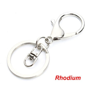 Long Round Split Key rings