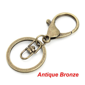 Long Round Split Key rings