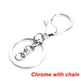 Long Round Split Key rings