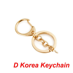 Long Round Split Key rings