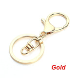 Long Round Split Key rings