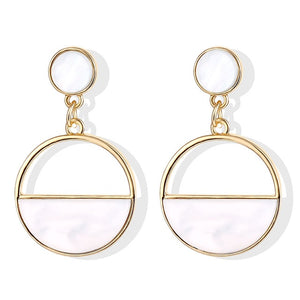 Fashion Statement Geometric Drop Earrings for Women