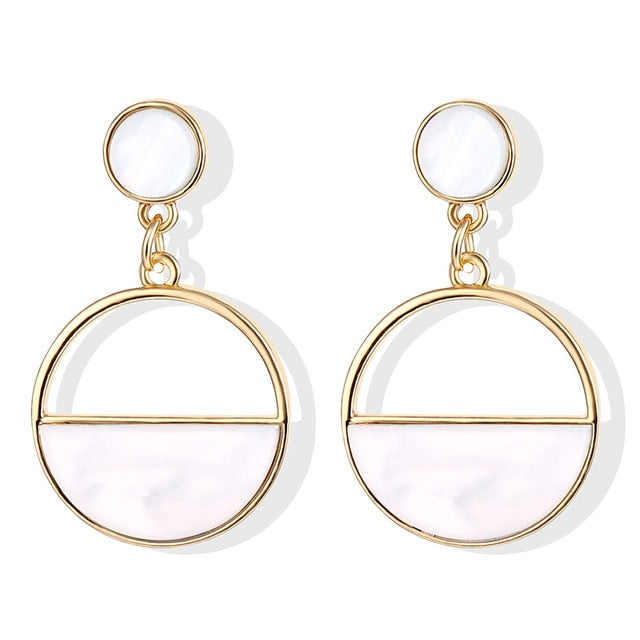 Fashion Statement Geometric Drop Earrings for Women